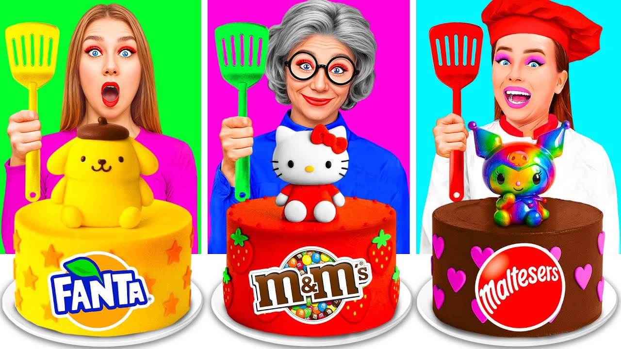 Кулинарный Челлендж: Я против Бабушки | Вкусные Кухонные Рецепты от Crazy DO