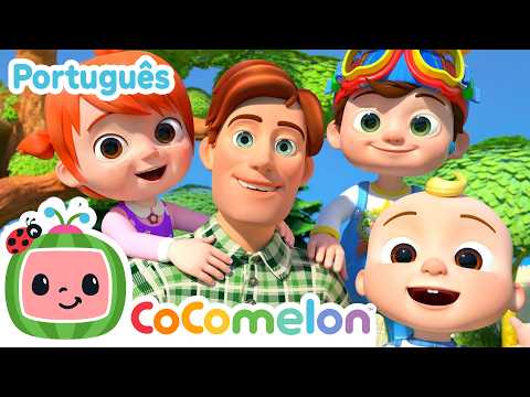 JJ e seus irmãos ajudam o Papai! 🏠 Dia dos Pais com CoComelon |Músicas Infantis em Português