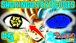 ⭐SHINDO LIFE SHARINGAN CUSTOM EYE CODES #5⭐
