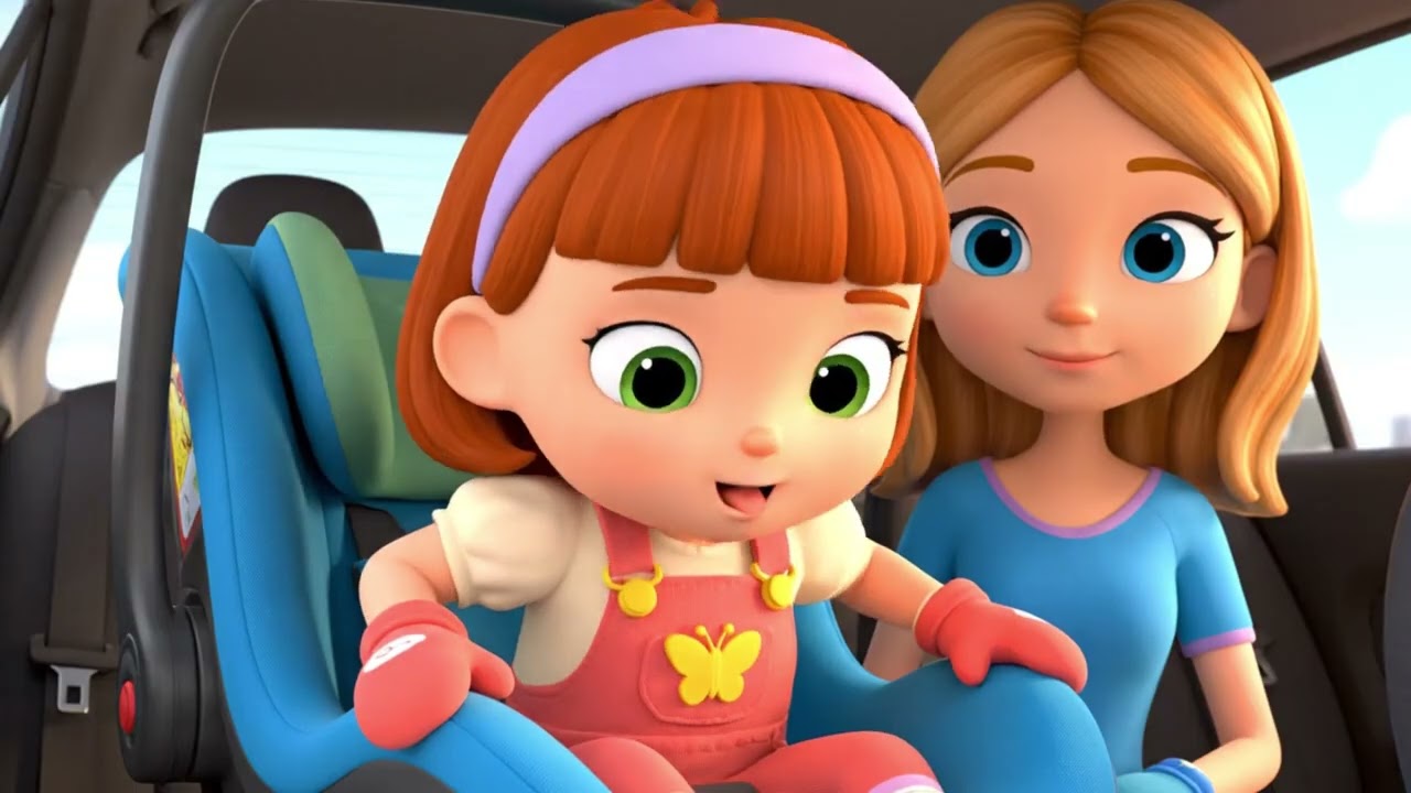 Car Seat Song | Child Safety Seat Song | EP05 | KikuChaCha Nursery Rhymes & Baby Songs