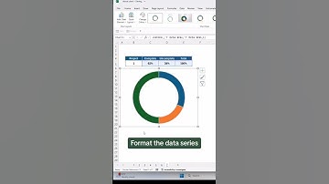 How to create a half circle progress chart in Excel