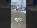 Nacra 15 capzise 😲
