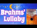 Brahms' Lullaby (Easy Tabs/Tutorial/Play-Along)【Kalimba Cover】