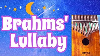 Brahms' Lullaby (Easy Tabs/Tutorial/Play-Along)【Kalimba Cover】 Resimi
