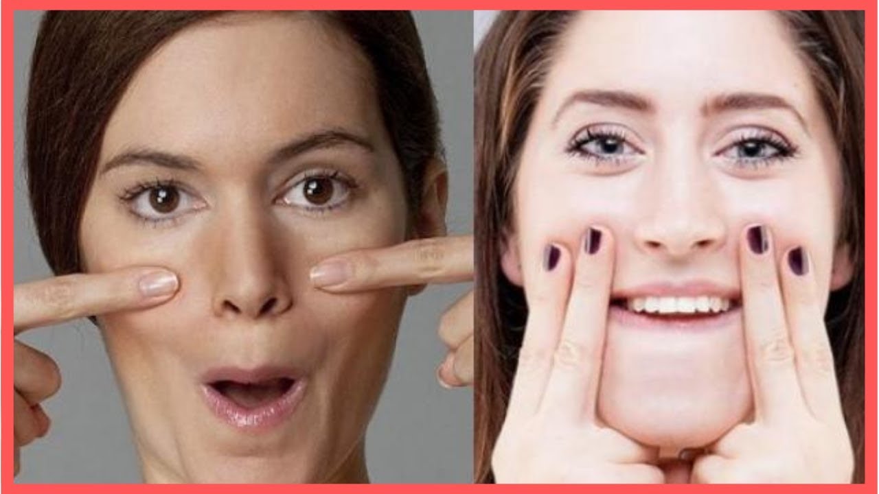3 Exercícios Para Afinar o Rosto - YouTube
