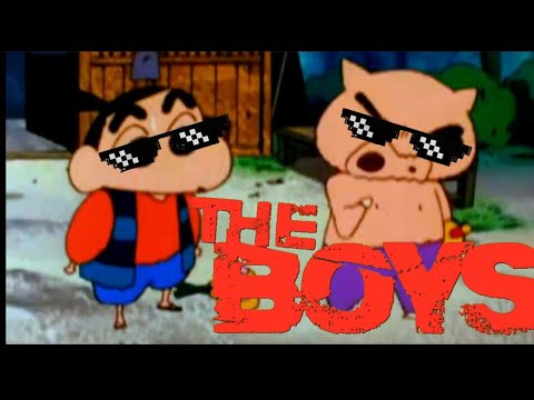 THE BOYS MEME | shin chan thug life shinchan funny moment #shinchan #theboysmeme #trending P9
