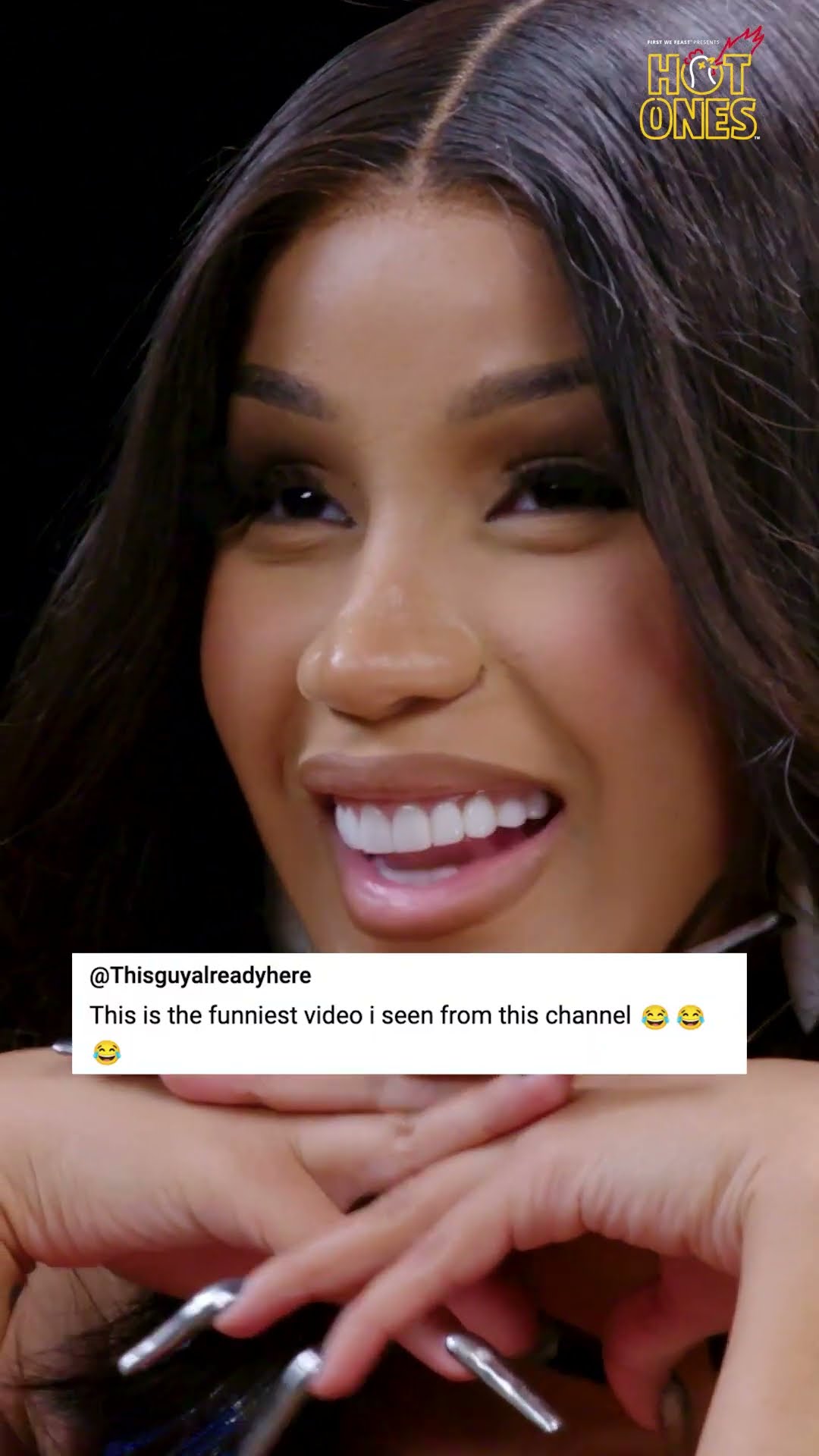 Cardi B left VIOLENCE behind on Hot Ones ?‍?