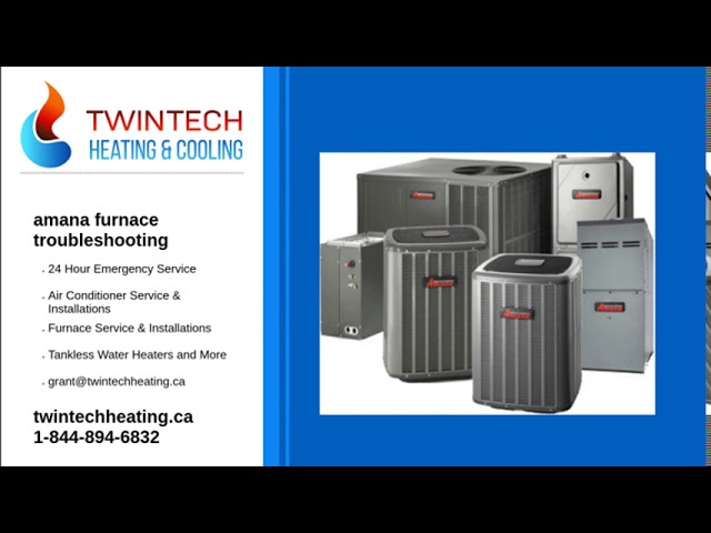amana furnace troubleshooting - YouTube