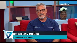 Dr. Maritza Fuentes talks with Gastroenterologist Dr. William Muiños