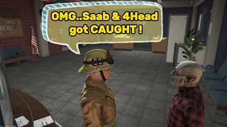 They're in JAIL?! Lang Can't STOP Laughing at Saab & 4Head's Misfortune! | NoPixel 4.0 | GTA