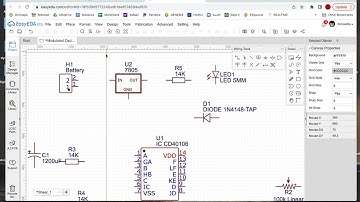 EasyEDA Schematic creation