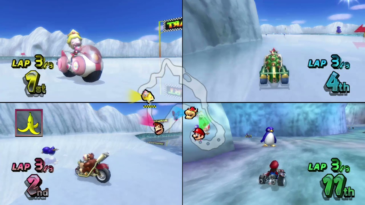 Mario Kart Wii ✦ 4 Players 