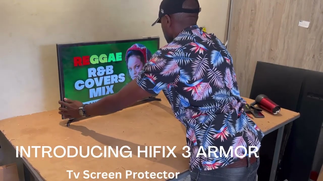 How to install HiFix 3 Armor Tv Screen Protector. The best Tv screen protector in Africa.