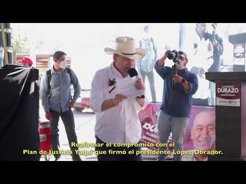 “Voy a ser el gobernador de los pueblos originarios de Sonora”: Alfonso Durazo