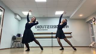 картинка: Урок узбекского танца в Москве. Учим Бухарскую школу. Занятия по узбекскому танцу.