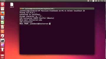 SMTP Interaction by Console in Ubuntu 14.04 Postfix Email Server