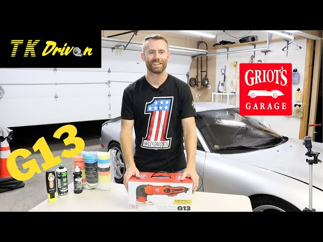 Griot's Garage G13 Polisher Kit | Mini Long Throw DA Pads and Polish