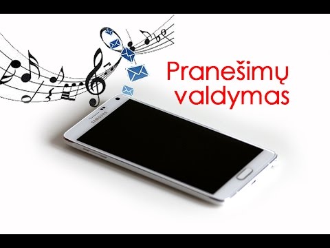 Pranešimų valdymas (Android)