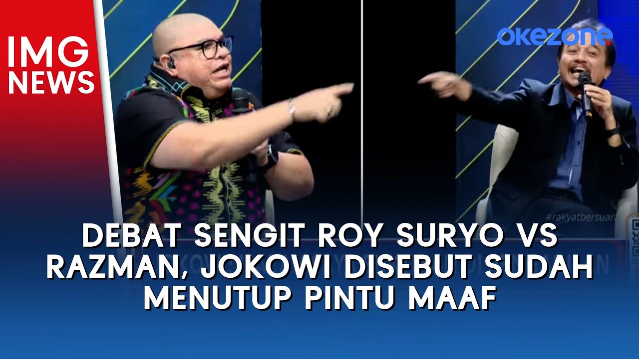 Debat Sengit Roy Suryo vs Razman, Jokowi Disebut Sudah Menutup Pintu Maaf | Rakyat Bersuara