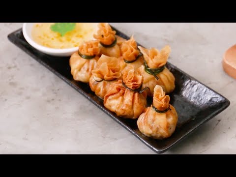 ถุงทอง อาหารว่างไทยโบราณ ชื่อดีมีความเป็นมงคล | Wongnai Cooking
