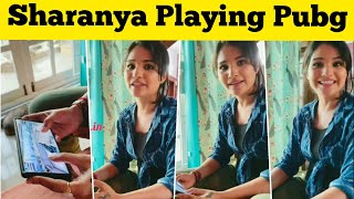 Serial Actress Sharanya Turadi Playing Pubg Fi8.In