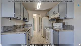 Priced at $110,746 - 3935 Clear Acre LN, #211, Reno, NV 89512