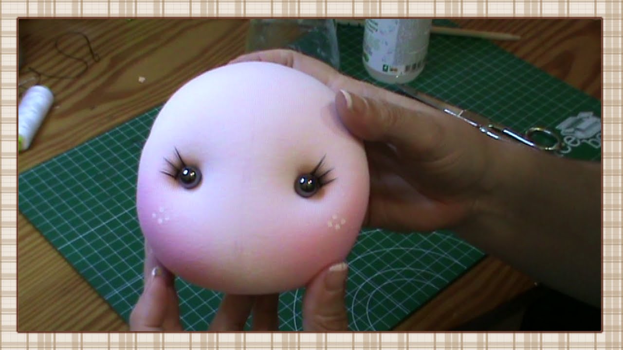 Tutorial: Muñeca completa 7ª parte y final: Maquillamos y terminamos