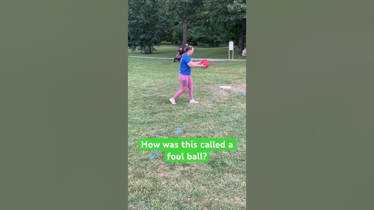 How was this called a foul ball?!?! kickball youtubeshorts YouTube