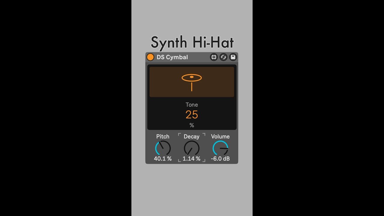 Make a Synth Hi-Hat with Ableton's Drum Synth