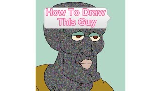 How To Draw Handsome Squid Man||Procreate