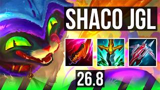 SHACO vs LEE SIN (JGL) | KR Master | 26.8