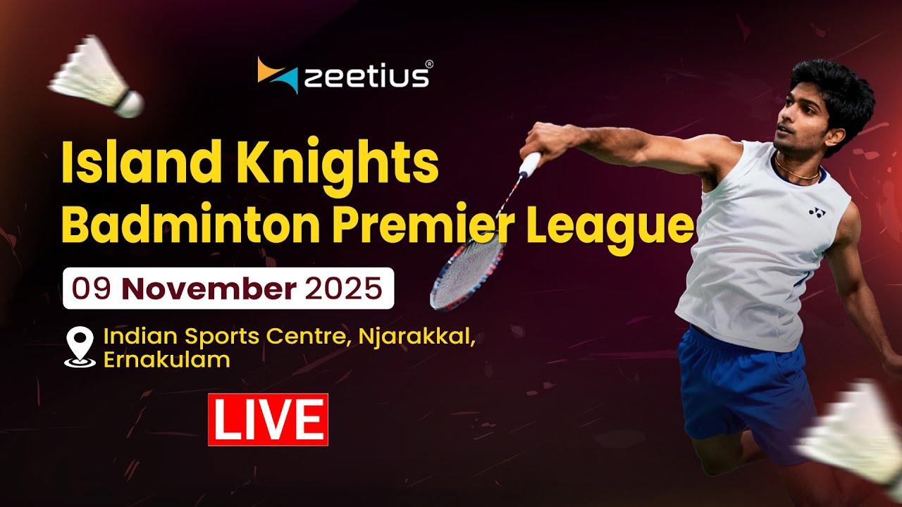 Court 1 - ISLAND KNIGHTS BADMINTON PREMIER LEAGUE 2025