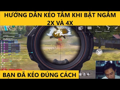 Video Hướng dẫn kéo tâm khi bật ngắm FreeFire | Đối với 2x... - youtube