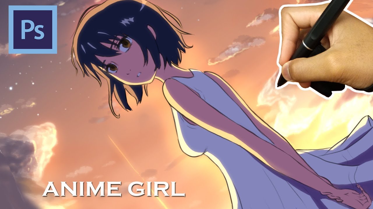 How to Create an Anime Artwork in Photoshop - Photoshop Tutorials