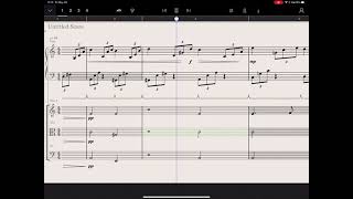 StaffPad piano and strings writing