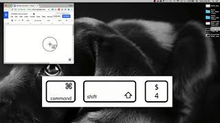 Mac Keyboard Shortcuts MacOS X High Sierra - Partial Screen Capture To Desktop - 3 of 17 Tips