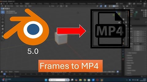 How to Turn Image Frames into a Video in Blender 5.0 (Beginner Guide)