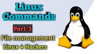 Linux Basics: File Management Commands | Linux 4 Hacker Course (PART-3) #linuxcommands #linux