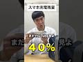 【反応別】スマホの充電残量