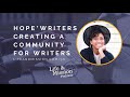 Creating a community for writers wbrandy wallner of hopewriters