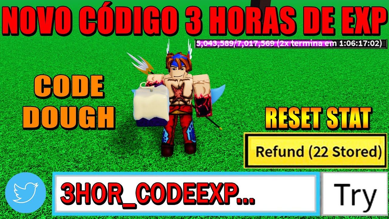 codigo de xp blox fruits 24 horas