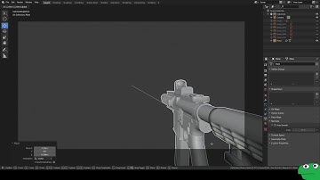 Blender 2.8 - Making another FiReARM Part 3