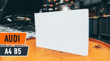 Wie AUDI A4 B5 Innenraumfilter wechseln TUTORIAL | AUTODOC