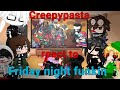 Creepypasta react to friday night funkin ughanimal but every turn a different character sings it