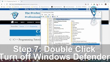 How to Turn Off windows defender antivirus in windows 7/8/10 | The Protec