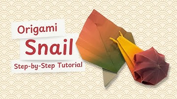 Origami Snail Tutorial 🐌 Step-by-Step Instructions