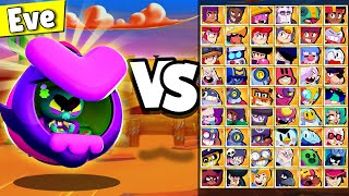 Eve Vs Every Brawler Eve 1V1 Stunt Show Brawl Stars