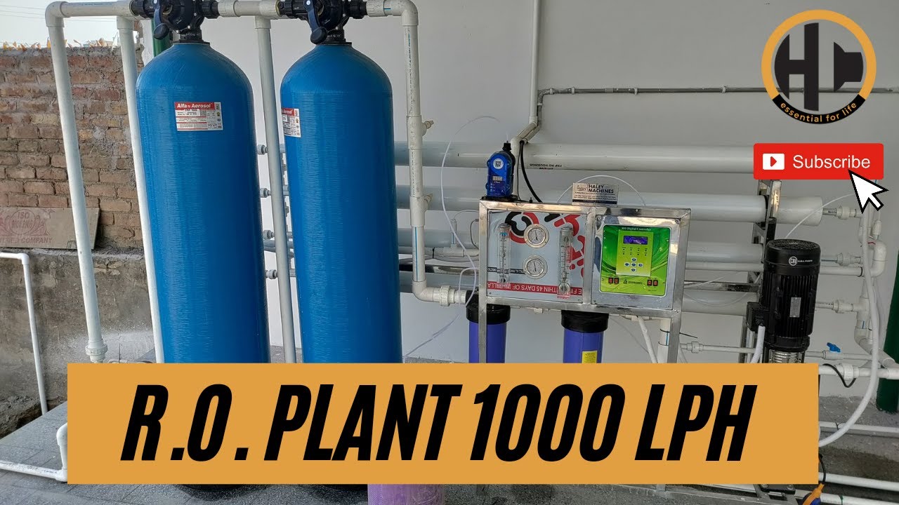 R.O. PLANT CAPACITY 1000 LPH  