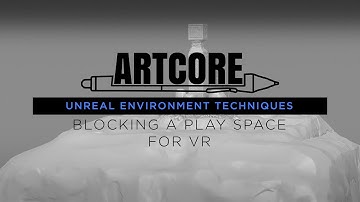 Unreal Environmental Techniques Blocking A VR Play Space For VR