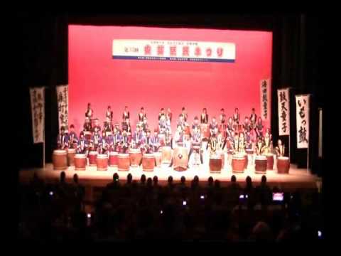 １区４町の子どもたちによる和太鼓演奏